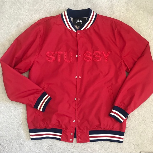 Stussy SS varsity jacket size large brand new - Picture 5 of 10